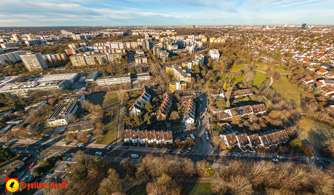 16.01.2023 - Luftbilder vom Marx-Zentrum und Gartenstadt Trudering
